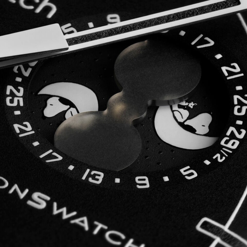 Snoopy x OMEGA x Swatch BIOCERAMIC時計