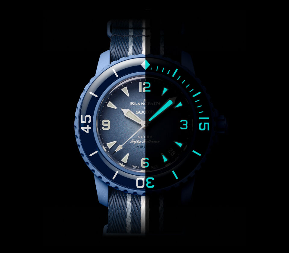 交換 BlancpainxSwatch/ブランパン×スウォッチ/ブラック - 時計
