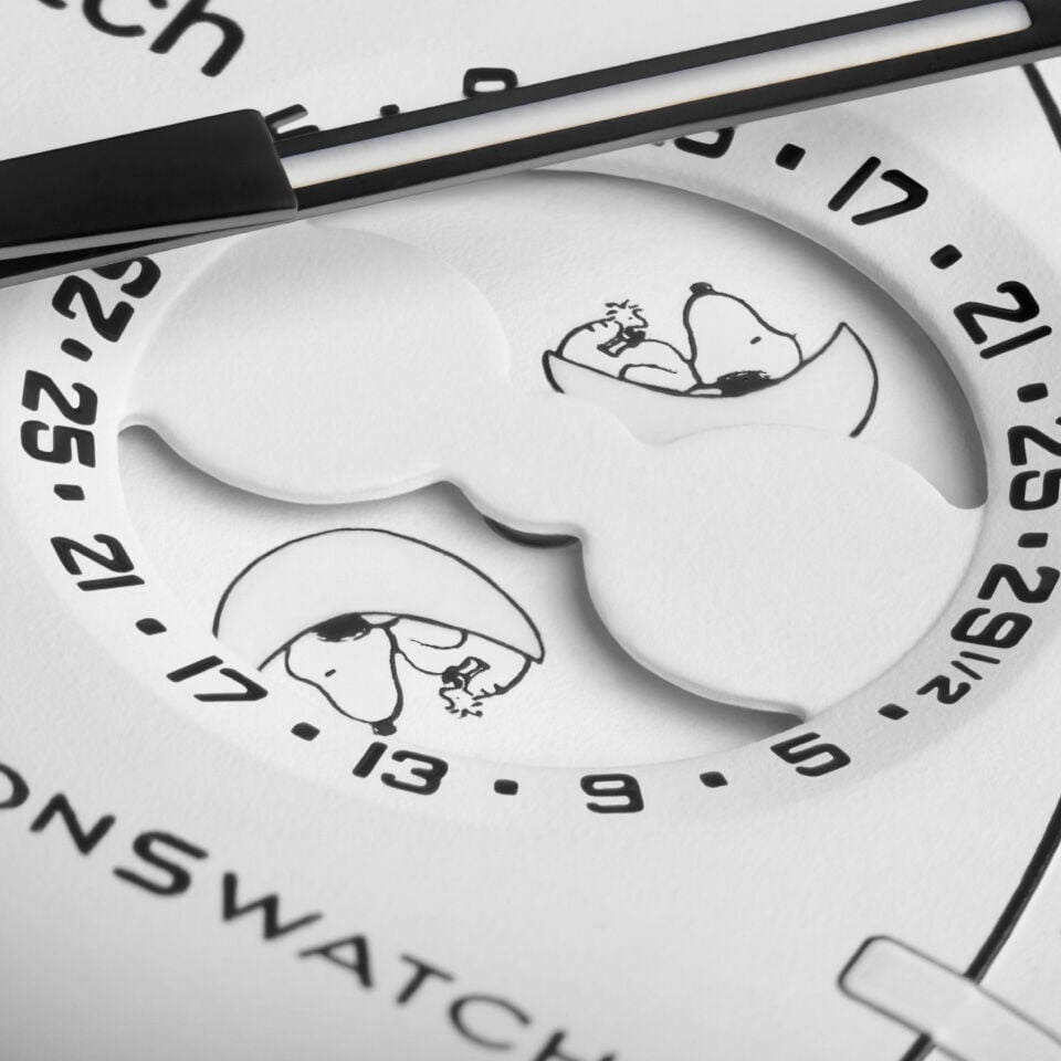 Snoopy x OMEGA x Swatch BIOCERAMIC BLACK - 時計