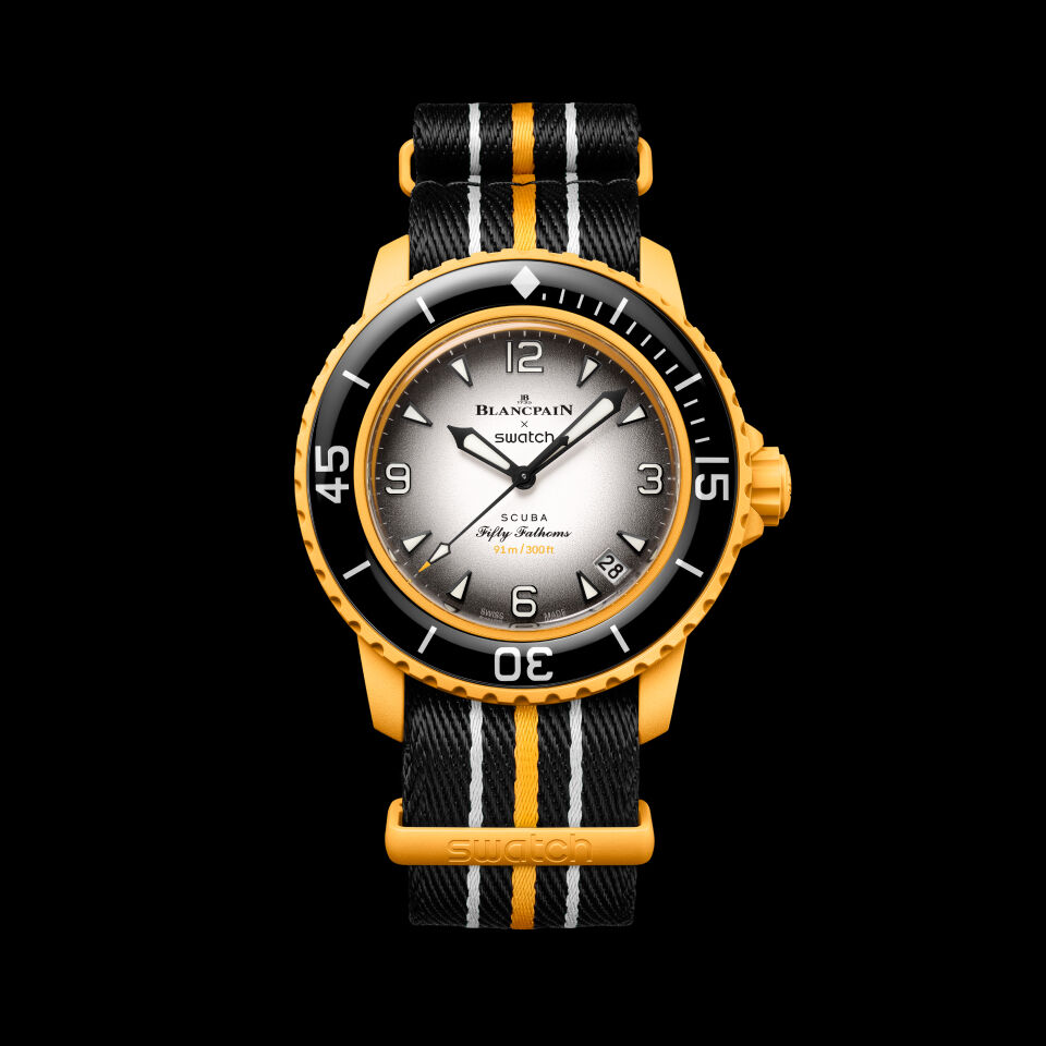 67500円で購入希望ですBlancpain x Swatch Bioceramic Scuba - 腕時計 