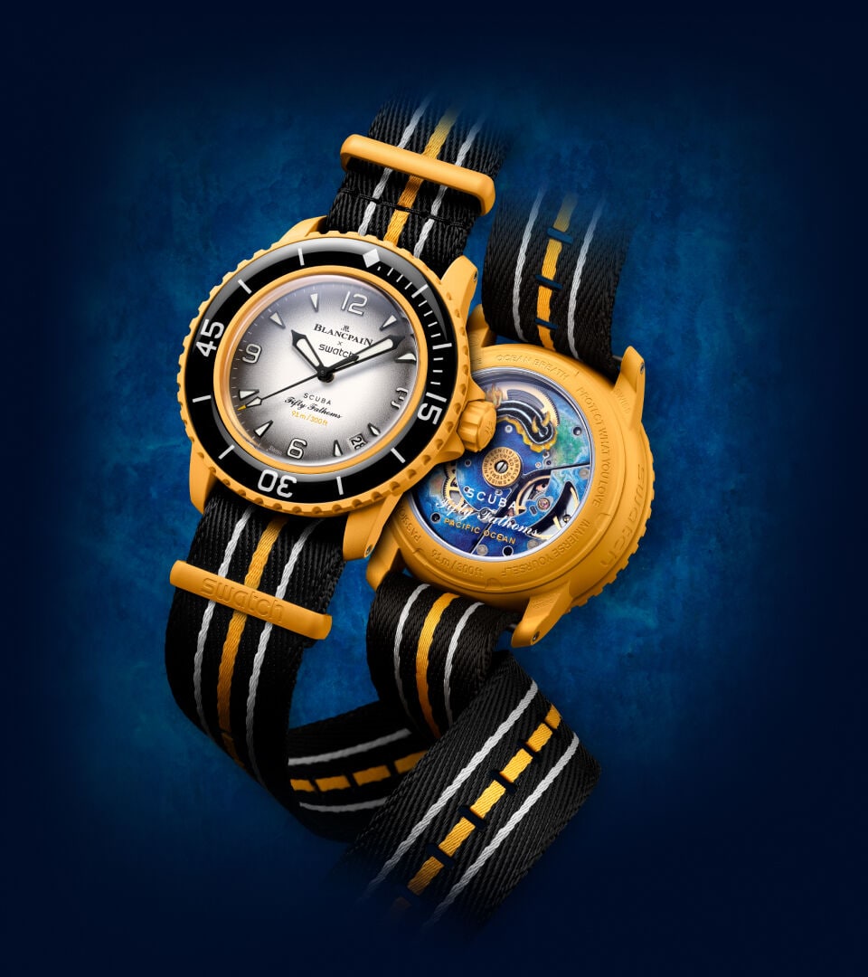 お気にいる BlancpainxSwatch AtlanticOceanブランパンスウォッチ 時計 ...