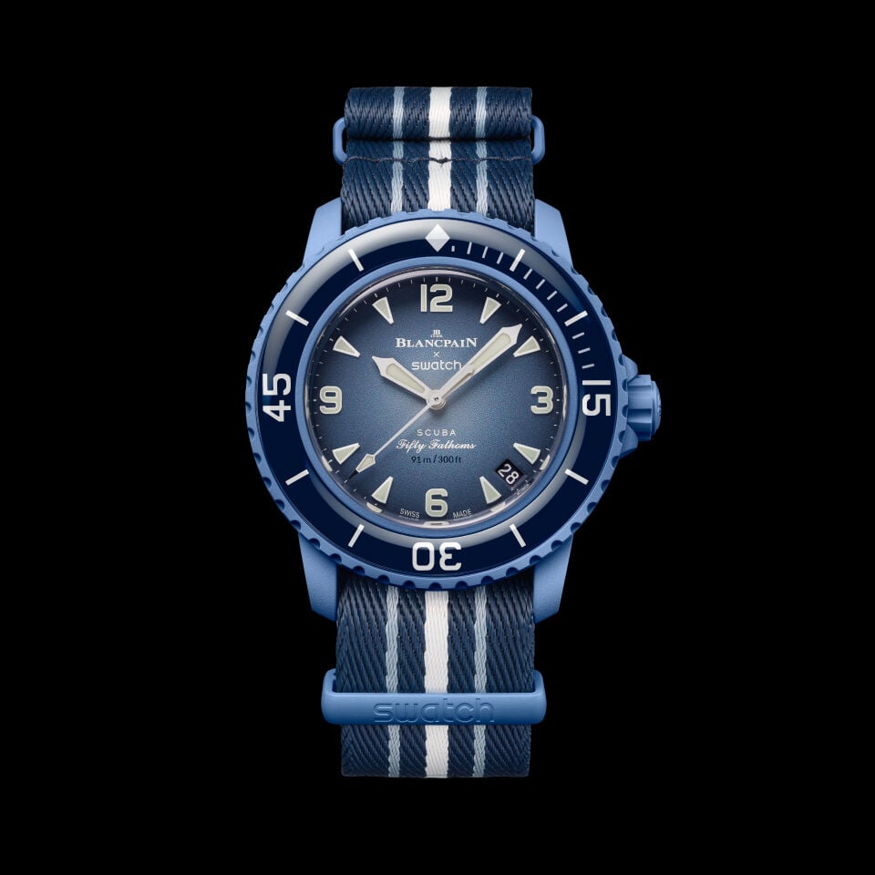 BLANCPAIN x SWATCH ATLANTIC OCEAN BLUE - 腕時計(アナログ)